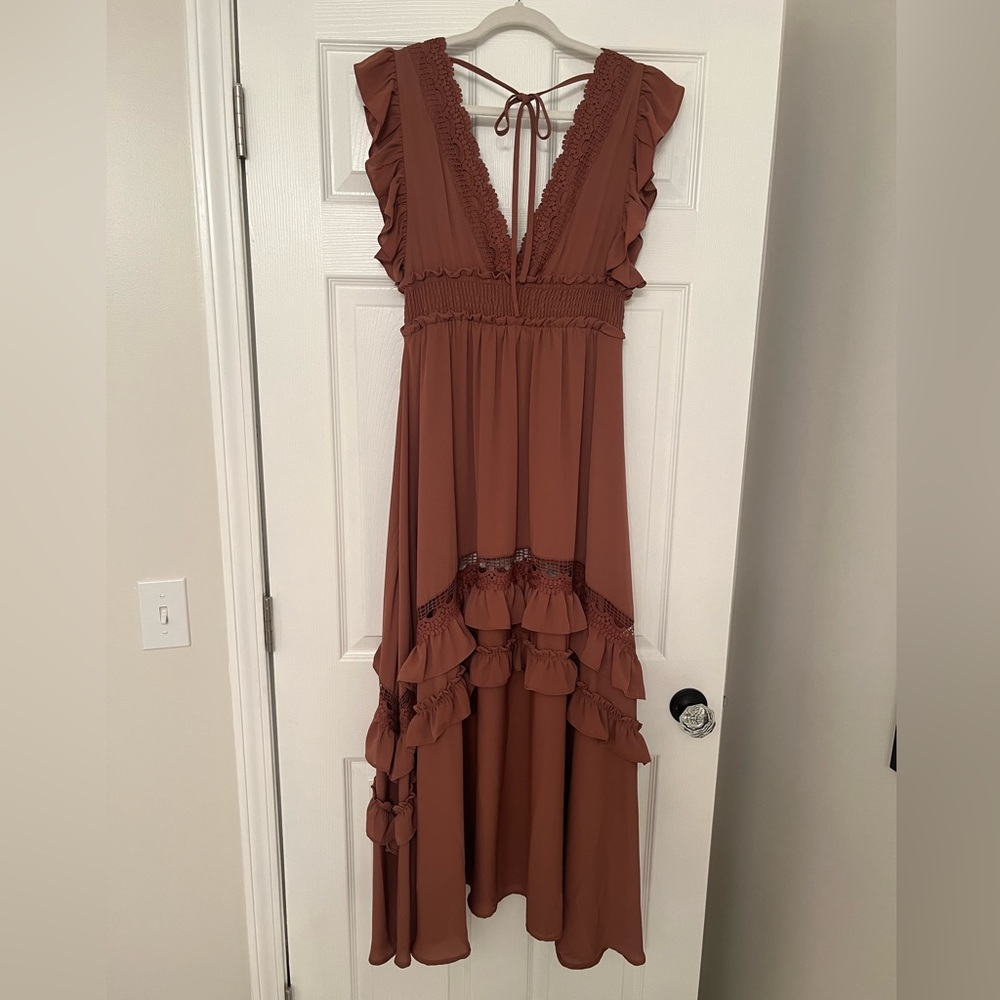 Baltic Born Jasmine Ruffle Maxi Dress